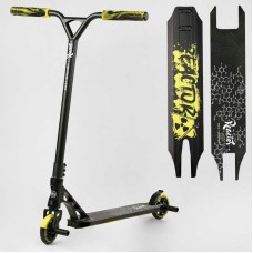 Самокат трюковий RC-22211 Best Scooter (4) Reactor HIC-система, ПЕГИ, алюмінієвий диск та дека, колеса PU, d=110 мм, ширина керма 55 см