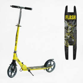 Самокат двоколісний "Best Scooter" FL-14320 (4) сталева рама, ручне гальмо, колеса PU 200мм, 1 амортизатор передній