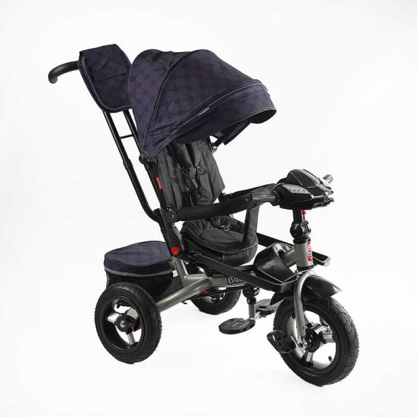 Велосипед 6088 F – 702-15 Best Trike ПОВОРОТНЕ СИДІННЯ, СКЛАДНЕ КЕРМО, ФАРА МУЗИЧНА З USB,Bluetooth НАДУВНІ КОЛЕСА, ПУЛЬТ ВКЛЮЧЕННЯ СВІТЛА І ЗВУКУ