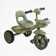 Велосипед 3-х колісний BS-60417 "Best Trike" колеса EVA переднє 10", заднє 8", сталева рама, УКР. ОЗВУЧУВАННЯ, кошик, в коробці