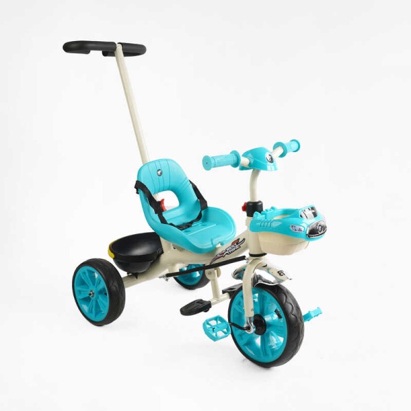 Велосипед 3-х колісний BS-70815 "Best Trike" (1) колеса EVA переднє 10’’, заднє 8’’, сталева рама, УКР. ОЗВУЧУВАННЯ, батьківська ручка