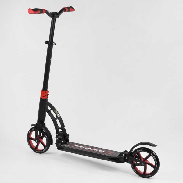 Самокат двухколесный "Best Scooter" 42923 (2) колеса PU, d переднего колеса 200мм, d заднего колеса 200мм, 2 амортизатора, в коробке
