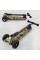 Самокат триколісний Best Scooter 46-009 MAXI (6) складне алюмінієве кермо, 3 колеса PU зі світлом, переднє 130х35 мм, заднє 80х45 мм, в коробці