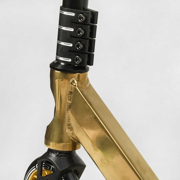 Самокат трюковий KR-93091 Best Scooter (4) Kraken HIC-система, ПЕГИ, алюмінієвий диск та дека, АНОДОВАНИЙ, колеса PU 110 мм, ширина керма 58 см