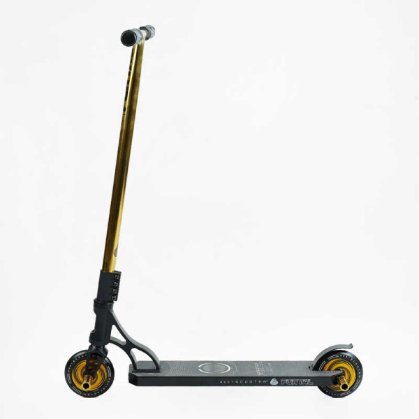 Самокат трюковый PL-91977 Best Scooter (4) "Portal" HIC-система, ПЕГИ, алюминиевый диск и дека, колёса PU, d=120мм, ширина руля 58 см