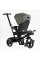 Велосипед 9155/318-82 BestTrike "Marco" поворотне сидіння, складне кермо, колеса з прогумованим PU, кошик, телескопічна ручка, фара музична
