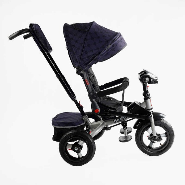 Велосипед 6088 F – 702-15 Best Trike ПОВОРОТНЕ СИДІННЯ, СКЛАДНЕ КЕРМО, ФАРА МУЗИЧНА З USB,Bluetooth НАДУВНІ КОЛЕСА, ПУЛЬТ ВКЛЮЧЕННЯ СВІТЛА І ЗВУКУ