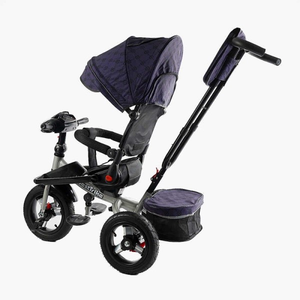Велосипед 6088 F – 702-15 Best Trike ПОВОРОТНЕ СИДІННЯ, СКЛАДНЕ КЕРМО, ФАРА МУЗИЧНА З USB,Bluetooth НАДУВНІ КОЛЕСА, ПУЛЬТ ВКЛЮЧЕННЯ СВІТЛА І ЗВУКУ