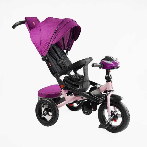 Велосипед 6088 F – 736-07 Best Trike ПОВОРОТНЕ СИДІННЯ, СКЛАДНЕ КЕРМО, ФАРА МУЗИЧНА З USB,Bluetooth НАДУВНІ КОЛЕСА, ПУЛЬТ ВКЛЮЧЕННЯ СВІТЛА І ЗВУКУ