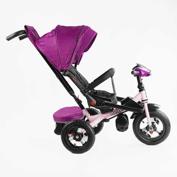 Велосипед 6088 F – 736-07 Best Trike ПОВОРОТНЕ СИДІННЯ, СКЛАДНЕ КЕРМО, ФАРА МУЗИЧНА З USB,Bluetooth НАДУВНІ КОЛЕСА, ПУЛЬТ ВКЛЮЧЕННЯ СВІТЛА І ЗВУКУ