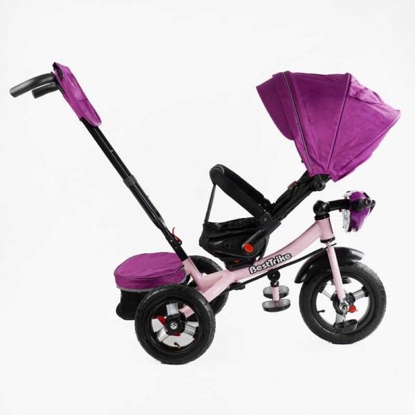 Велосипед 6088 F – 736-07 Best Trike ПОВОРОТНЕ СИДІННЯ, СКЛАДНЕ КЕРМО, ФАРА МУЗИЧНА З USB,Bluetooth НАДУВНІ КОЛЕСА, ПУЛЬТ ВКЛЮЧЕННЯ СВІТЛА І ЗВУКУ