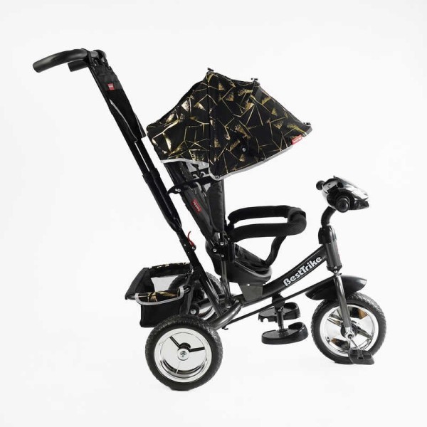 Велосипед 3-х колісний 6588/60-775 Best Trike КОЛЕСО ПІНА, d=25см переднє, d=20см задні, фара музична, USB, Bluetooth, в коробці