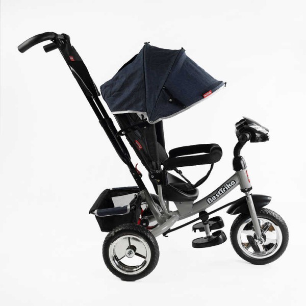 Велосипед 3-х колісний 6588 / 60-714 Best Trike (1) КОЛЕСО ПІНА, d=25см переднє, d=20см задні, фара музична, USB, Bluetooth