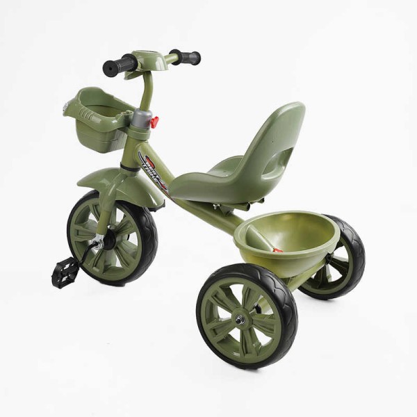 Велосипед 3-х колісний BS-60417 "Best Trike" (1) колеса EVA переднє 10’’, заднє 8’’, сталева рама, УКР. ОЗВУЧУВАННЯ, кошик