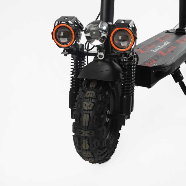 Електричний самокат BS-80632 Best Scooter з сидінням (1) двигун 1200W, акумулятор літієвий 48V18Ah, колеса надувні 11’’, в коробці