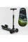 Самокат "Best Scooter" MAXI" 65628 с парогенератором (4) МУЗЫКА, ДЫМ, ТУРБИНЫ, пластмассовый, колеса PU 120х40мм, складной алюминиевый руль, в коробке