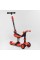 Самокат-велобіг 3в1 триколісний BS-71899 (4) Best Scooter, 3 колеса PU зі світлом, сидіння, амортизатори, батьківська ручка