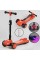 Самокат трехколесный LT-12857 Best Scooter с парогенератором (6) складной руль, ЗВУК МАШИНЫ, ДЫМ, СВЕТ, пластмассовый, колеса PU 120х35мм, в коробке