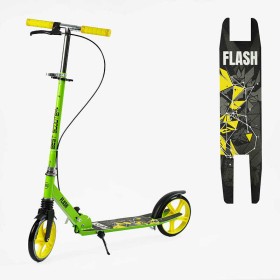 Самокат двоколісний "Best Scooter" FL-20085 (4) сталева рама, ручне гальмо, колеса PU 200мм, 1 амортизатор передній