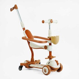 Самокат 5в1 "Skyper" GL-09077 (6) колеса PU 125х40мм зі світлом, УКР. МУЗИКА та підсвічування платформи, с ДОП. КОЛЕСАМИ, захисний бампер
