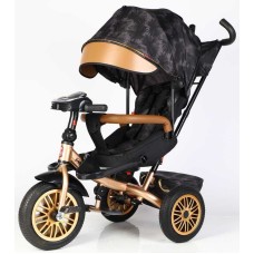 Велосипед 3-х кол. 8066/380-29 BestTrike "Perfetto" поворотне сидіння, колеса гумові безкамерні, кошик, фара музична, USB, Bluetooth, в коробці