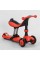 Самокат-велобіг 3в1 триколісний BS-71899 (4) Best Scooter, 3 колеса PU зі світлом, сидіння, амортизатори, батьківська ручка