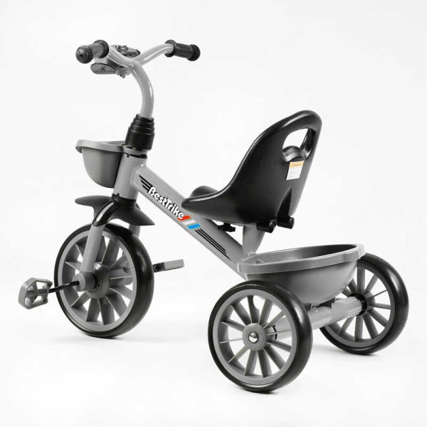 Велосипед 3-х колісний BS-18125 "Best Trike" (1) колеса EVA переднє 12’’, заднє 10’’, сталева рама, фара з музикою та світлом, 2 кошики
