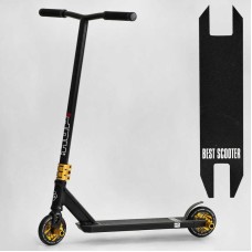 Самокат трюковий N-01801 "Best Scooter" (2) "HOP", HIC-система, ПЕГИ, алюмінієвий диск та дека, колеса PU, d=120мм, ширина керма 58 см