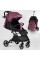 Візок прогулянковий дитячий "JOY" Comfort L-30201 колір ФІОЛЕТОВИЙ, рама сталь з алюмінієм, футкавер, підсклянник, телескопічна ручка