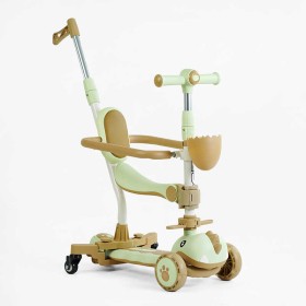 Самокат 5в1 "Skyper" GL-09813 (6) колеса PU 125х40мм зі світлом, УКР. МУЗИКА та підсвічування платформи, с ДОП. КОЛЕСАМИ, захисний бампер