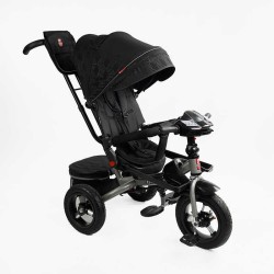 Велосипед 6088 F – 695-12 Best Trike ПОВОРОТНЕ СИДІННЯ, СКЛАДНЕ КЕРМО, ФАРА МУЗИЧНА З USB,Bluetooth НАДУВНІ КОЛЕСА, ПУЛЬТ ВКЛЮЧЕННЯ СВІТЛА І ЗВУКУ