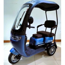 Електричний трицикл Corso Handy HD-60915 800W, 72V/20Ah, з дахом та вітровим склом, до 35 км/год, 3-місний