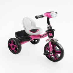 Велосипед 3-х колісний BS-22603 "Best Trike" колеса EVA переднє 12", заднє 10", сталева рама, фара з музикою та світлом, кошик, в коробці