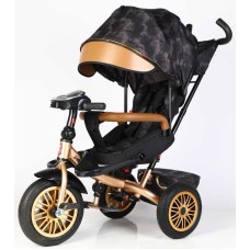Велосипед 3-х кол. 8066/380-29 BestTrike "Perfetto" поворотне сидіння, колеса гумові безкамерні, кошик, фара музична, USB, Bluetooth, в коробці