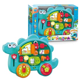 Бізіборд 72024 WToys, з українським озвученням, 15 казок, 15 пісень, 15 загадок, 15 скоромовок, звуки, підсвічування, пальчикові ігри, тріскачки