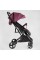 Візок прогулянковий дитячий "JOY" Comfort L-30201 колір ФІОЛЕТОВИЙ, рама сталь з алюмінієм, футкавер, підсклянник, телескопічна ручка