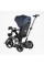 Велосипед 9155/303-19 BestTrike "Marco" поворотне сидіння, складне кермо, колеса з прогумованим PU, кошик, телескопічна ручка, фара музична