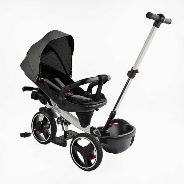 Велосипед 9155/603-85 BestTrike "Marco" поворотне сидіння, складне кермо, колеса з прогумованим PU, кошик, телескопічна ручка, фара музична