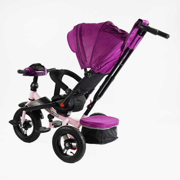 Велосипед 6088 F – 736-07 Best Trike ПОВОРОТНЕ СИДІННЯ, СКЛАДНЕ КЕРМО, ФАРА МУЗИЧНА З USB,Bluetooth НАДУВНІ КОЛЕСА, ПУЛЬТ ВКЛЮЧЕННЯ СВІТЛА І ЗВУКУ