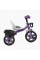 Велосипед 3-х колісний BS-27102 "Best Trike" колеса EVA переднє 12", заднє 10", сталева рама, фара з музикою та світлом, кошик, в коробці