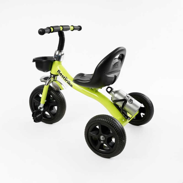 Велосипед 3-х колісний BS-11823 "Best Trike" сталева рама, колеса EVA, переднє d=10", заднє d=8", кошик, бутилочка, в коробці