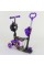 Самокат 5в1 13400 Best Scooter, АБСТРАКЦІЯ, PU колеса, ПІДСВІЧУВАННЯ КОЛІС, в коробці