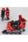 Ролики 40082-S Best Roller/розмір 30-33/колір - ЧЕРВОНИЙ (6) колеса PVC, ПЕРЕДНЄ КОЛЕСО СВІТЛО, устілка – 17-19.5 см, d коліс - 6.5 см, в сумці