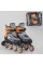 Ролики 6202-S Best Roller /размер 30-33/ цвет – ОРАНЖЕВЫЙ (6) колёса PU, ПЕРЕДНЕЕ КОЛЕСО СВЕТ, в сумке, d колес – 6.5 см