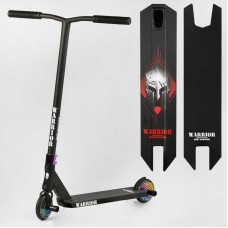 Самокат трюковий Т-60738 Best Scooter (4) "Warrior", HIC-система, ПЕГИ, алюмінієвий диск та дека, колеса PU, d=120 мм, ширина керма 58 см