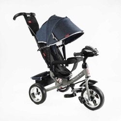 Велосипед 3-х колісний 6588/60-714 Best Trike КОЛЕСО ПІНА, d=25см переднє, d=20см задні, фара музична, USB, Bluetooth, в коробці