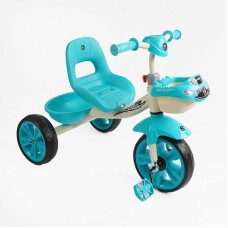 Велосипед 3-х колісний BS-60985 "Best Trike" колеса EVA переднє 10", заднє 8", сталева рама, УКР. ОЗВУЧУВАННЯ, кошик, в коробці