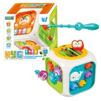Куб "Інтерактивний розумник" 30671 (32) WToys, ОЗВУЧ. УКР. МОВОЮ, цифри,скоромов., казки, зіграй мелодію, пісні, світло, магніт. риболов.