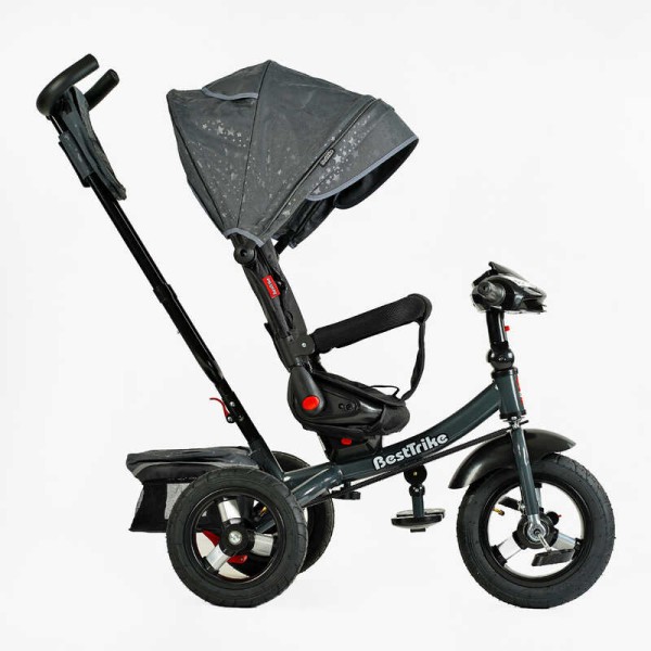 Велосипед 6088 F – 980-66 Best Trike ПОВОРОТНЕ СИДІННЯ, СКЛАДНЕ КЕРМО, ФАРА МУЗИЧНА З USB,Bluetooth НАДУВНІ КОЛЕСА, ПУЛЬТ ВКЛЮЧЕННЯ СВІТЛА І ЗВУКУ