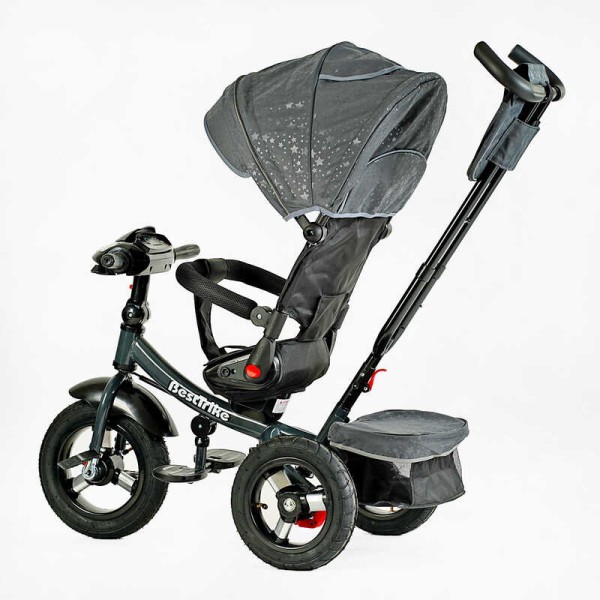 Велосипед 6088 F – 980-66 Best Trike ПОВОРОТНЕ СИДІННЯ, СКЛАДНЕ КЕРМО, ФАРА МУЗИЧНА З USB,Bluetooth НАДУВНІ КОЛЕСА, ПУЛЬТ ВКЛЮЧЕННЯ СВІТЛА І ЗВУКУ